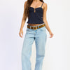 Aria Cami Top - Navy