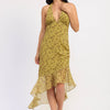 Ivy Maxi Dress - Linden Green Polka Dot