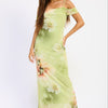 Dorothy Maxi Dress - Green Floral