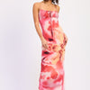 Hensley Midi Dress - Rose Pink Floral