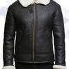 Men’s Aviator RAF B3 Shearling Sheepskin Flying Bomber Jacket - -