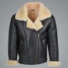 Men’s B3 Flying Cockpit Aviator Shearling Jacket - -
