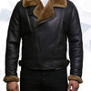 Mens Shearling Sheepskin Jacket - -