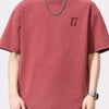 Men's Plus Size Vintage Washed Number 17 Oversized T-Shirt - Strawberry