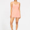 MONO B Twist Racerback Fit-and-Flare Dress - WATERMELON