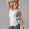 always worthy ribbed tank - White