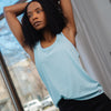 always worthy ribbed tank - Serene Sky