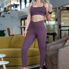 BRUSHED attain crossover legging - Forge