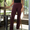 BRUSHED mindset flare legging - Bordeaux