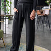 calm FEATHER-SOFT lounge pant - Black