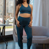 GRAVITY adventurous V2 sports bra - Ocean Depth