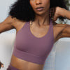 GRAVITY adventurous V2 sports bra - Dark Mauve