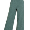 Zenana Cotton Slub Wide Leg Pants - ASH JADE