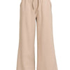 Zenana Fleece Exposed Seam Wide Leg Sweatpants - ASH MOCHA
