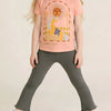 Children's Graphic Tee & Pants Set - Watermelon pink