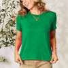 Basic Bae Full Size Round Neck Short Sleeve T-Shirt - Green