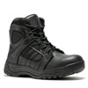 Botas Pro Black Men's 6 inch Side Zipper Rubber Sole Tactical Boots BMP111BK - Black