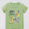 Children's Animal Crew Neck T-Shirt - Light Green