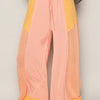 POL Drawstring Wide Leg Pants - Watermelon pink