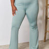 Heimish Full Size Wide Waistband Sports Pants - Sage