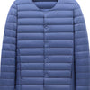 Men's Plus Size Lightweight Snap-Down Jacket - Blue
