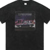 Men's Graphic Round Neck Short Sleeve T-Shirt - Wash Black