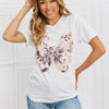 mineB You Give Me Butterflies Graphic T-Shirt - White