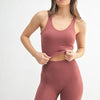 MONO B Venice Cloud Light U-back Active Tank - RED PEAR