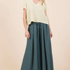 Mittoshop Pleated Wide Leg Pants - Hunter Green