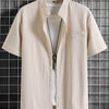 Men's Button Up Short Sleeve Shirt - Dust Storm