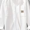Men's Long Sleeve Button-Up Shirt - White
