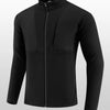 Men's Plus Size Full-Zip Fleece Jacket - Black