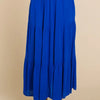 Culture Code Full Size Frill Ruched Midi Skirt - ROYAL