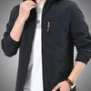 Men's Plus Size Lightweight Hooded Outdoor Jacket - Black