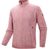 Men's Full Size Full-Zip Outdoor Jacket Plus Size - Dusty Pink