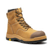 ROCKROOSTER Roslyn Black 7 inch Zip-sided Composite Toe Leather Work Boots CP245Z - Wheat