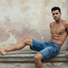 Men’s denim cargo shorts for everyday casual wear