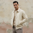 Man wearing a casual men’s jacket styled for everyday modern wear