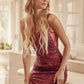 Juliet 264 Long Fitted Sequin Dress Sheer Sides