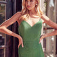 Juliet 276 Stone Accented Long Mermaid Gown