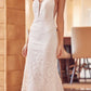Juliet 272 Embroidered Lace With Stone Accents Fitted Dress