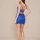 Nox Anabel G817 Short Fitted Corset Cocktail Dress