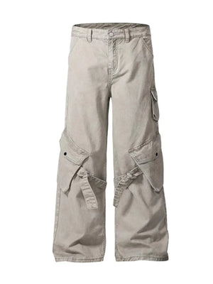 Men's Wide Leg Cargo Pants - Farnelli
