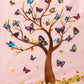 Children's Butterfly Tree Graphic Casual T-Shirt - Farnelli