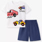 Children's Racing Car T-Shirt and Shorts Set - Farnelli