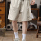 Men's Plus Size Casual Loose-Fit Drawstring Shorts - Farnelli