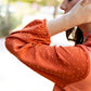 June Swiss Dot Balloon Sleeve Loose Blouse - Farnelli