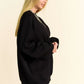 Davi & Dani Round Neck Raglan Sleeve Sweatshirt - Farnelli