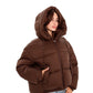 Dark Chocolate Insulated Bio-Down Jacket