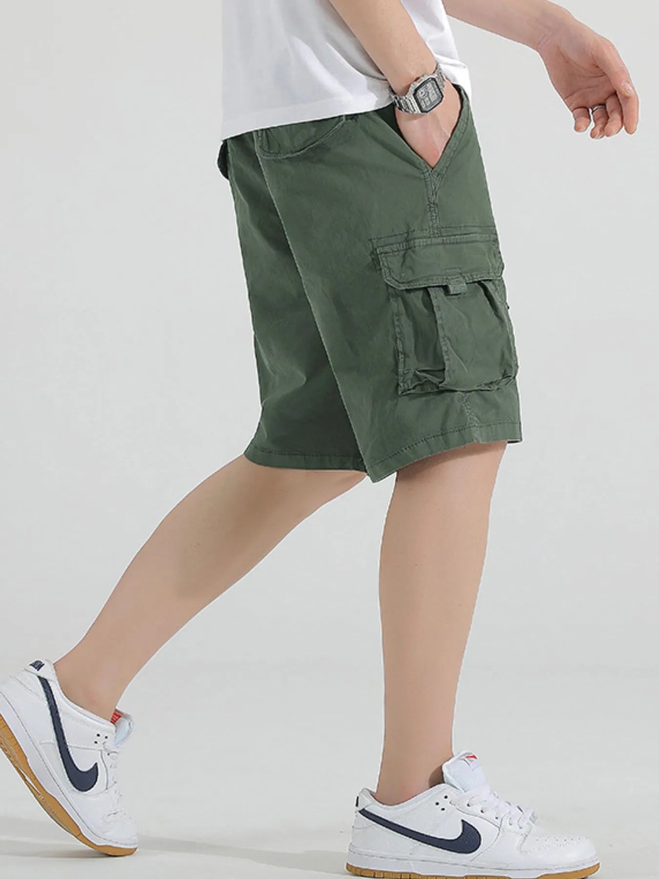 Men's Drawstring Cargo Shorts - Farnelli